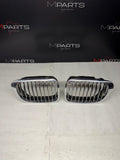 BMW OEM 01-06 E46 M3 Front Kidney Grilles Chrome 51138208685 51138208686