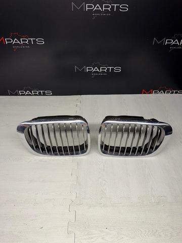 BMW OEM 01-06 E46 M3 Front Kidney Grilles Chrome 51138208685 51138208686