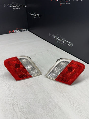 Inner Trunk Lid Tail Lights Pair 99-03 BMW E46 325 330 M3 Coupe Convertible