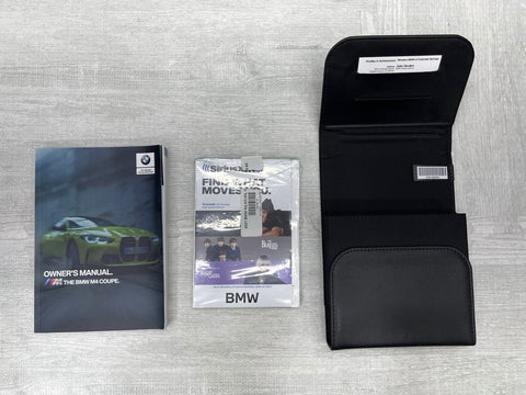 OEM BMW 21-26 G82 M4 COUPE OWNERS MANUAL BOOK BOOKS BOOKLETS POUCH