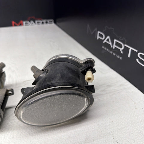 01-06 BMW E46 M3 Front Left Right Passenger Driver Bumper Fog Lights Clear OEM
