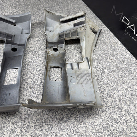 01-06 BMW E46 M3 FRONT BUMPER COVER GUARDS BRACKETS 2695247