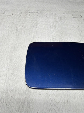 2000-2006 BMW E46 323 325 330 M3 Fuel Gas Cover Door Lid Topaz Blue OEM