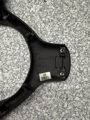 OEM 01-06 BMW E46 M3 Upper & Lower Steering Wheel Trim Cover Plate Black