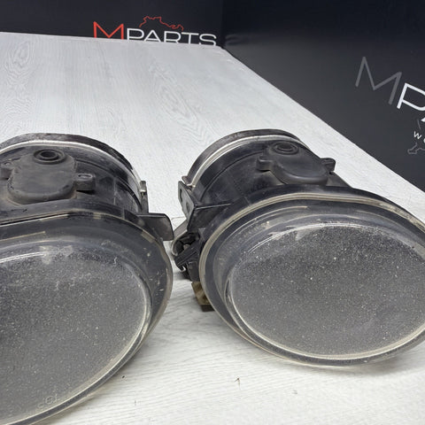 01-06 BMW E46 M3 Front Left Right Passenger Driver Bumper Fog Lights Clear OEM