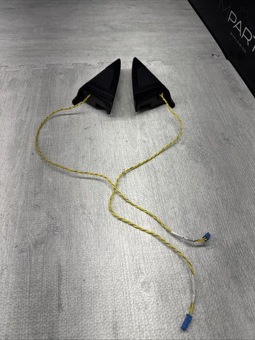 08-13 BMW E92 E93 FRONT DOOR PREMIUM SOUND SPEAKERS TWEETER COVER TWEETERS