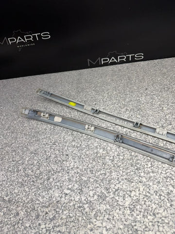 12-20 BMW F30 F80 328 335 M3 Sedan Roof Rack Rail Molding Trim Set White OEM