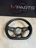 2017 18 19 20 AUDI R8+ V10 OEM LEATHER STEERING WHEEL BARE EXCELLENT SHAPE