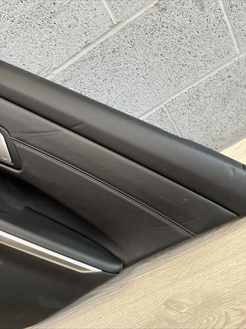 BMW 21-26 G80 M3 Sedan OEM Right Passenger Rear Door Card Panel Black