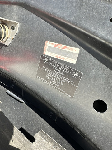 (PICKUP ONLY) BMW 04-10 E63 E64 645 650 M6 HOOD PANEL COVER INTERLAGOS BLUE