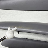 01-06 BMW E46 M3 Convertible Door Arm Rest Armrest Pads Grey