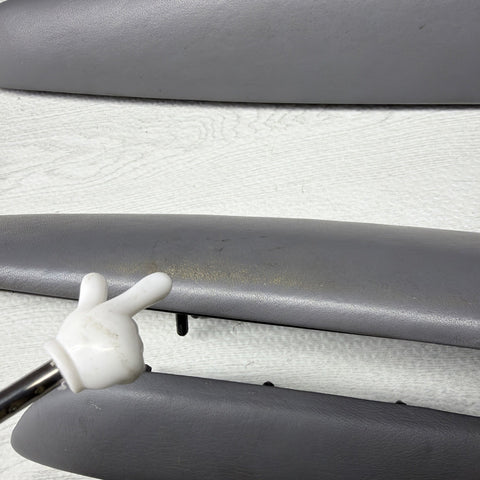 01-06 BMW E46 M3 Convertible Door Arm Rest Armrest Pads Grey