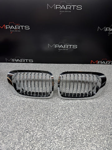 NEW BMW 01-06 E46 M3 Front Kidney Grilles Chrome Set