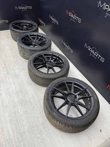 Rohana Wheels Rims RF2 RF02 5x120 BMW 19x8.5 ET33 19x9.5 ET35 Matte Black Set