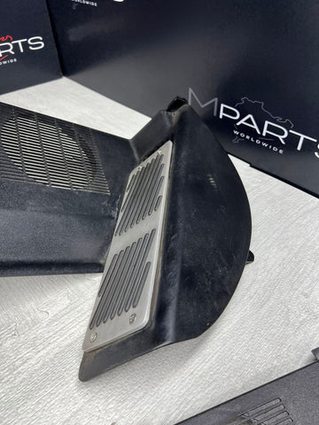 91-99 BMW E36 3 Series M3 Dead Pedal Cover Kick Panels Trims Covers Black OEM