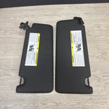 BMW G80 M3 2021-25 Front Set Right & Left Side Sun Visors OEM BLACK