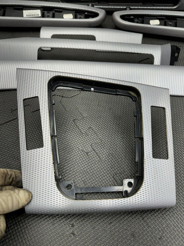 01-06 BMW E46 M3 Coupe Interior Armrests Trim Set Competition Trim Cube
