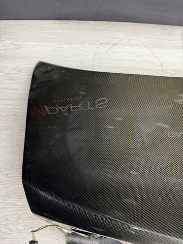 (PICKUP ONLY) 08-13 BMW E92 M3 COUPE REAR TRUNK DECK LID PANEL CARBON FIBER