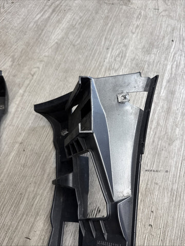 01-06 BMW E46 M3 FRONT BUMPER COVER GUARDS BRACKETS 2695247