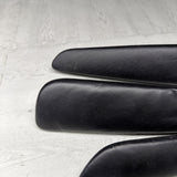 01-06 BMW E46 M3 Convertible Door Upper Arm Rest Armrest Pads Black *Notes*