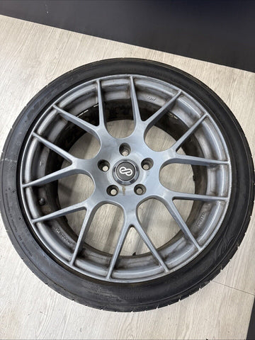 18x8.5 Enkei RAIJIN 5x114.3 Wheel Rim ET50