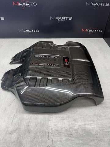 RANGE ROVER SPORT SVR CARBON FIBER ENGINE COVER 2015-2022 LR167464 OEM