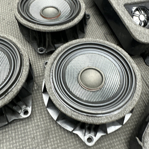 14-19 BMW F15 X5 F85 X5M HARMAN KARDON SPEAKERS WOOFERS TWEETERS DOOR ROOF SET