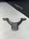 OEM 01-06 BMW E46 M3 Lower Steering Wheel Trim Cover Plate Titan Shadow Grey