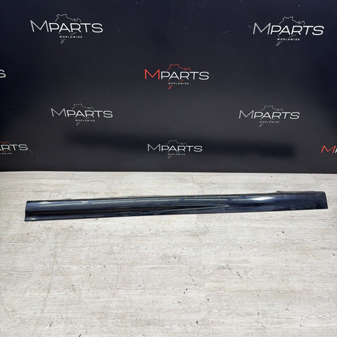 BMW 01-06 E46 M3 Rocker Panel Side Skirt Left Driver Carbon Black 51717890011