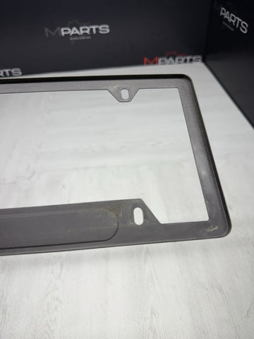 LICENSE PLATE FRAME BRACKET MOUNT HOLDER REAL CARBON FIBER