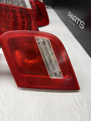 BMW E46 M3 01-06 Convertible LED Tail Lights Red Original Trunk Outers Inners