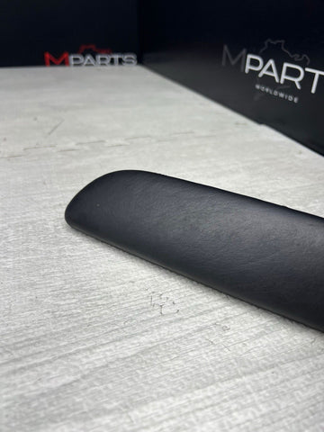 BMW 01-06 E46 M3 REAR LEFT Black Leather Armrest Pad 7837594