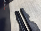 01-06 BMW E46 M3 Rocker Panel Side Skirts OEM Carbon Black