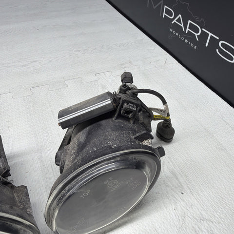 01-06 BMW E46 M3 Front Left Right Passenger Driver Bumper Fog Lights Clear OEM