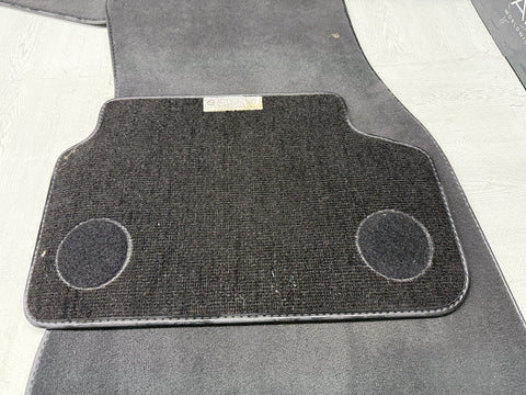 BMW 19-23 G30 F90 M5 Black Carpet Floor Mats OEM Right Front + Rears Only