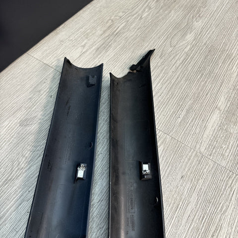 98-02 BMW Z3 M Roadster Front Interior A- Pillar Column Covers Trim Estoril Blue