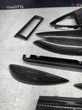 06-07 OEM BMW E63 E64 M6 Front Rear Door Dash Center Console Carbon Trim *Notes*