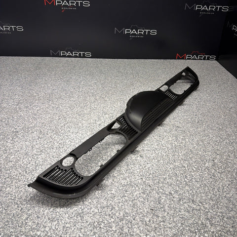 01-06 BMW E46 M3 CONVERTIBLE REAR SEAT ROLLOVER BAR TRIM COVER BLACK 8204279 OEM