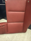 BMW 01-06 E46 M3 Convertible Rear Seat Back Rest Imola Red Leather Backrest