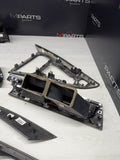15-19 OEM BMW F12 LCI M6 Center Console Dash Vent Carbon FiberInterior Trim Set