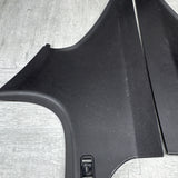 BMW E90 M3 08-11 Sedan Rear Windshield Upper C Pillar Cover Trims Set Black OEM