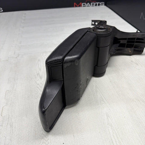 01-06 BMW E46 M3 Center Console Armrest Arm Rest Black Leather *Notes*