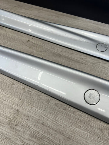 94-99 BMW E36 M3 COUPE SIDE SKIRTS ROCKER PANELS MOLDINGS COSMOS BLACK