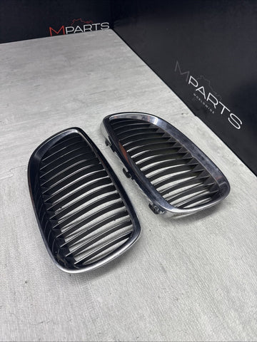 08-13 BMW E90 E92 E93 M3 Front Bumper Kidney Grilles Chrome OEM