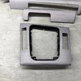 01-06 BMW E46 M3 Convertible Interior Armrests Trim Set Brushed Aluminum *Notes*