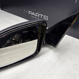 13-16 BMW F10 M5 LEFT DRIVER SIDE MIRROR NO CAMERA SAPPHIRE BLACK OEM