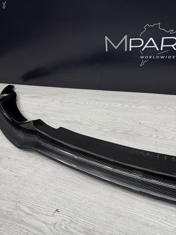 BMW F80 M3 F82 F83 M4 15-20 V Style Carbon Fiber Front Bumper Lip Splitter