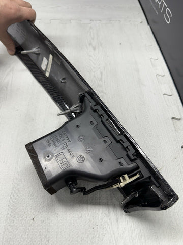 07-13 BMW E90 E92 E93 335 M3 Carbon Fiber Style Wrap Interior Trim Dash Panels