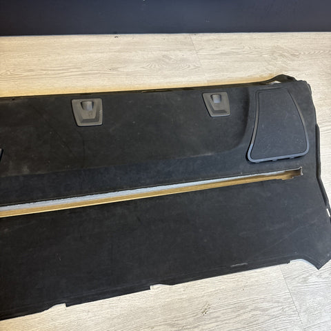 BMW F10 M5 13-16 Rear Upper Suede Window Shelf Panel Oem 8038158 Alcantara