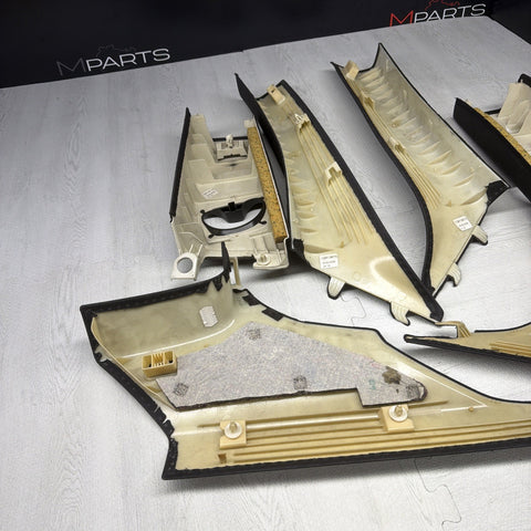 08-13 BMW E92 M3 OEM ABC PILLAR PILLARS BLACK PAIR SET *NOTES*